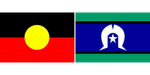 Aboriginal flag and Torres Strait Islander flag